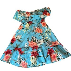 🔆 ASOS Strapless Floral Mini Dress, Size 4 NWT